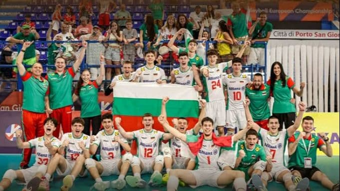 България U18 грабна бронзовите медали на Европейското първенство по волейбол