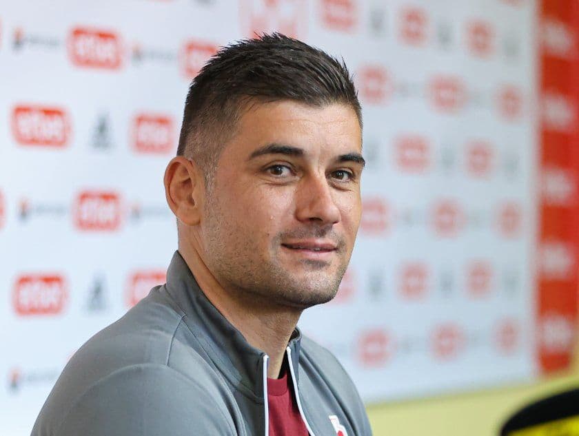 Atanas Ribarski during Bulgaria national team training