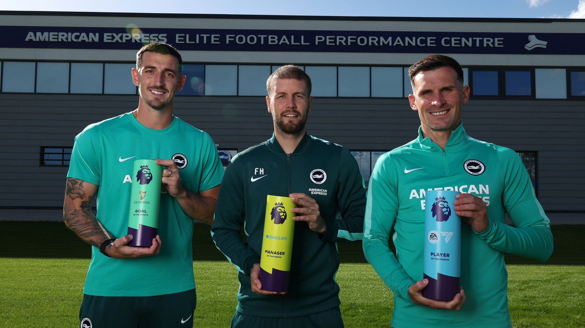 Брайтън с три награди на месеца във Висшата лига